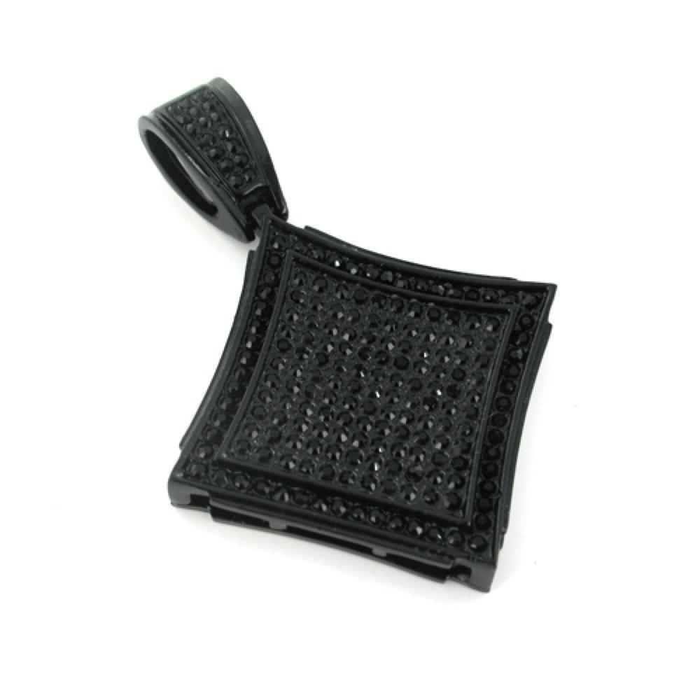 Kite Black on Black Pendant