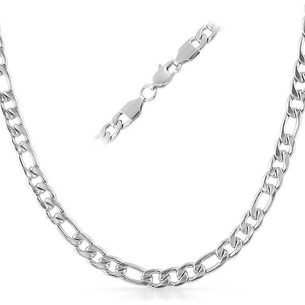 Figaro Stainless Steel Chain Necklace 6MM
