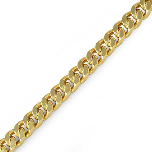 10MM Cuban Box Gold Plated Bracelet