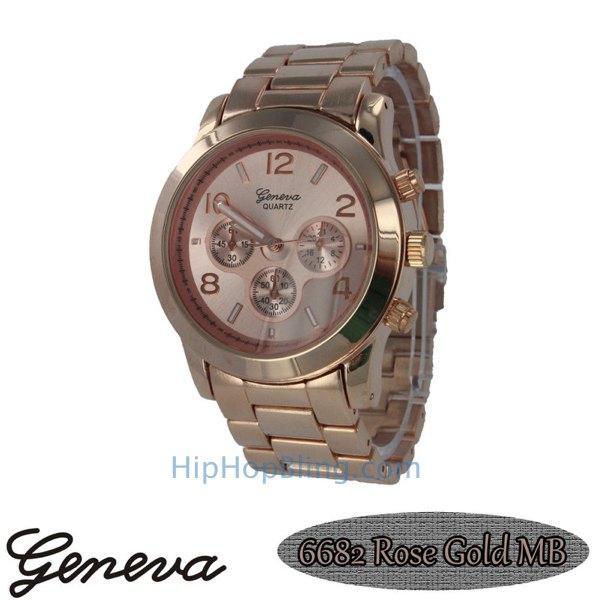 Classic Techno Pave Watch Rose