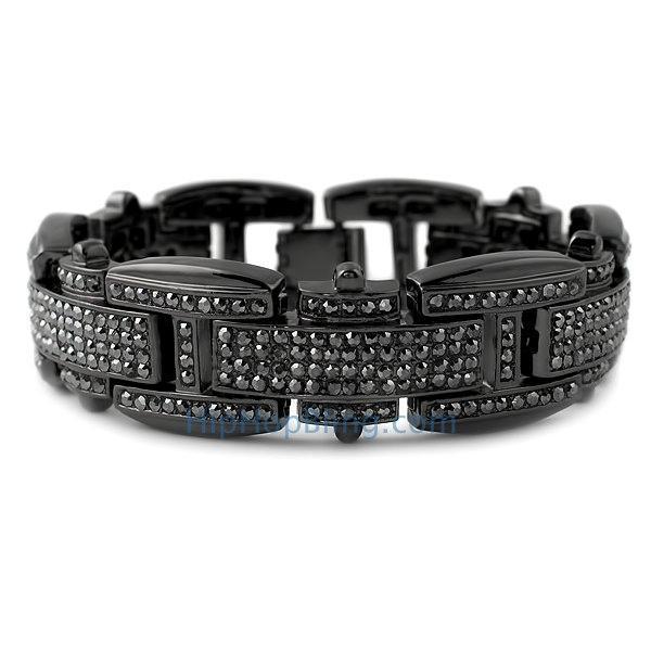 I Link Bling Bling Black Bracelet