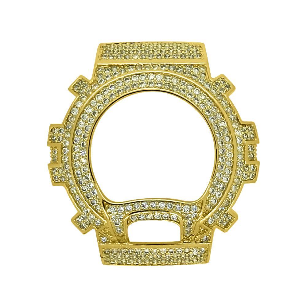 Gold CZ Bling Bling Case Bezel for G Shock DW6900