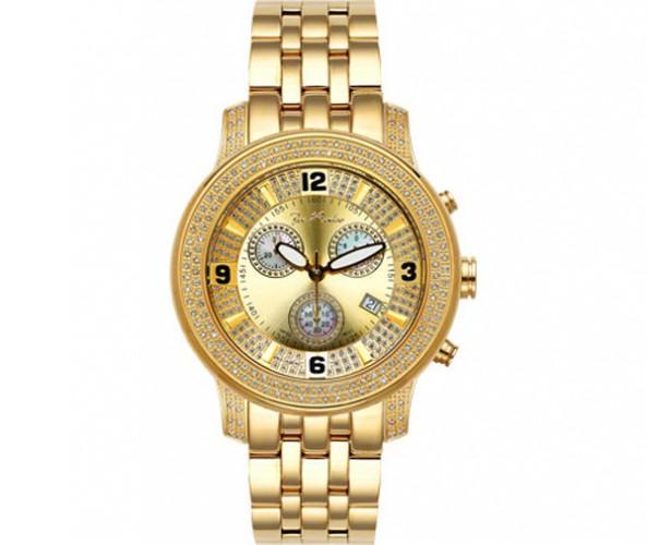 Joe Rodeo Diamond Watch Gold Micron 1.50ct 2000 Series