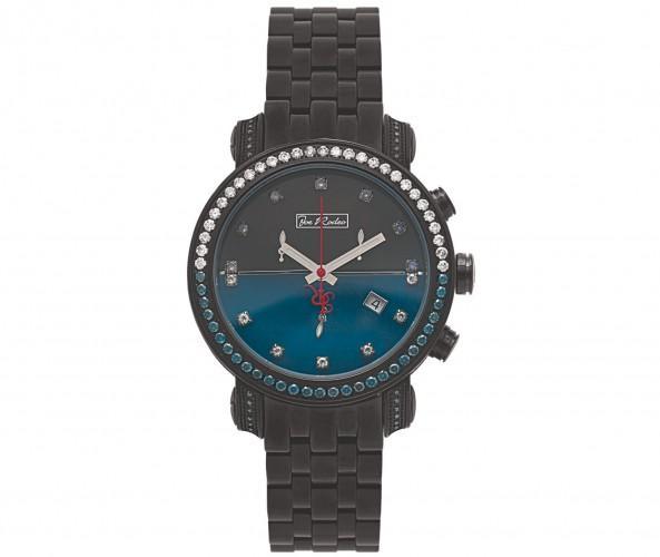 Blue & White Diamond Joe Rodeo Black Watch 4.30ct