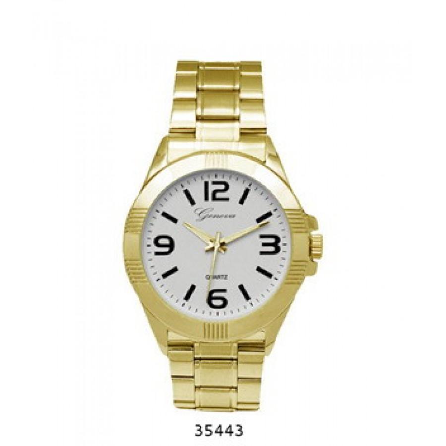 White Dial Gold Fashion Mens Watch