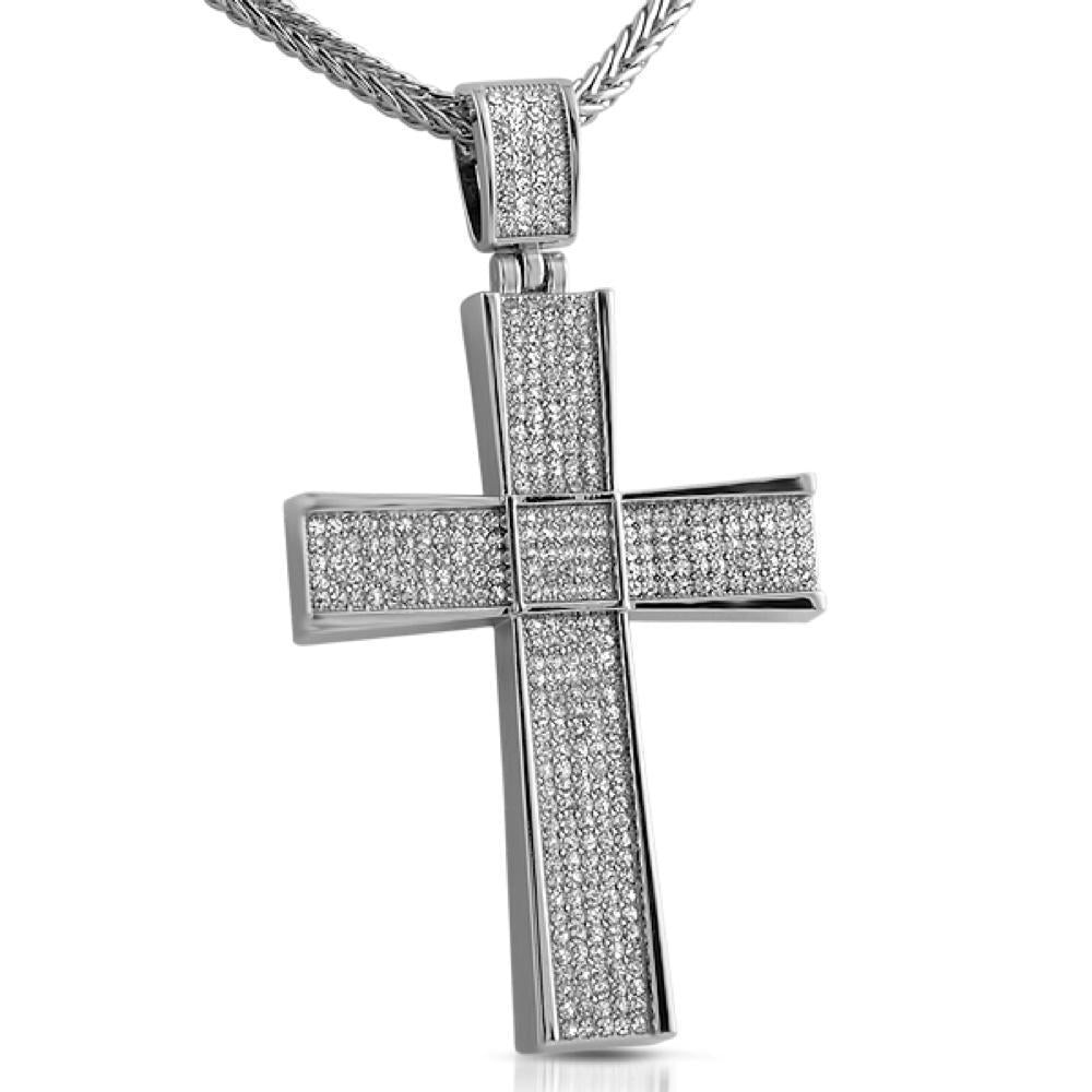 CenterBox Hip Hop Rhodium Cross