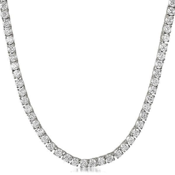 VVS Tennis Chain White Gold