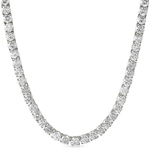 VVS Tennis Chain White Gold