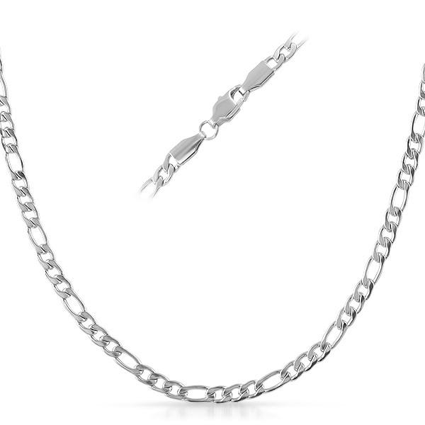 Figaro Stainless Steel Chain Necklace 4MM