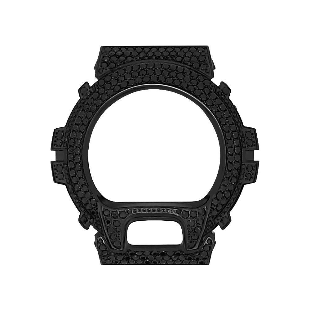 Black CZ Stainless Steel Bezel Case For Casio G Shock DW6900
