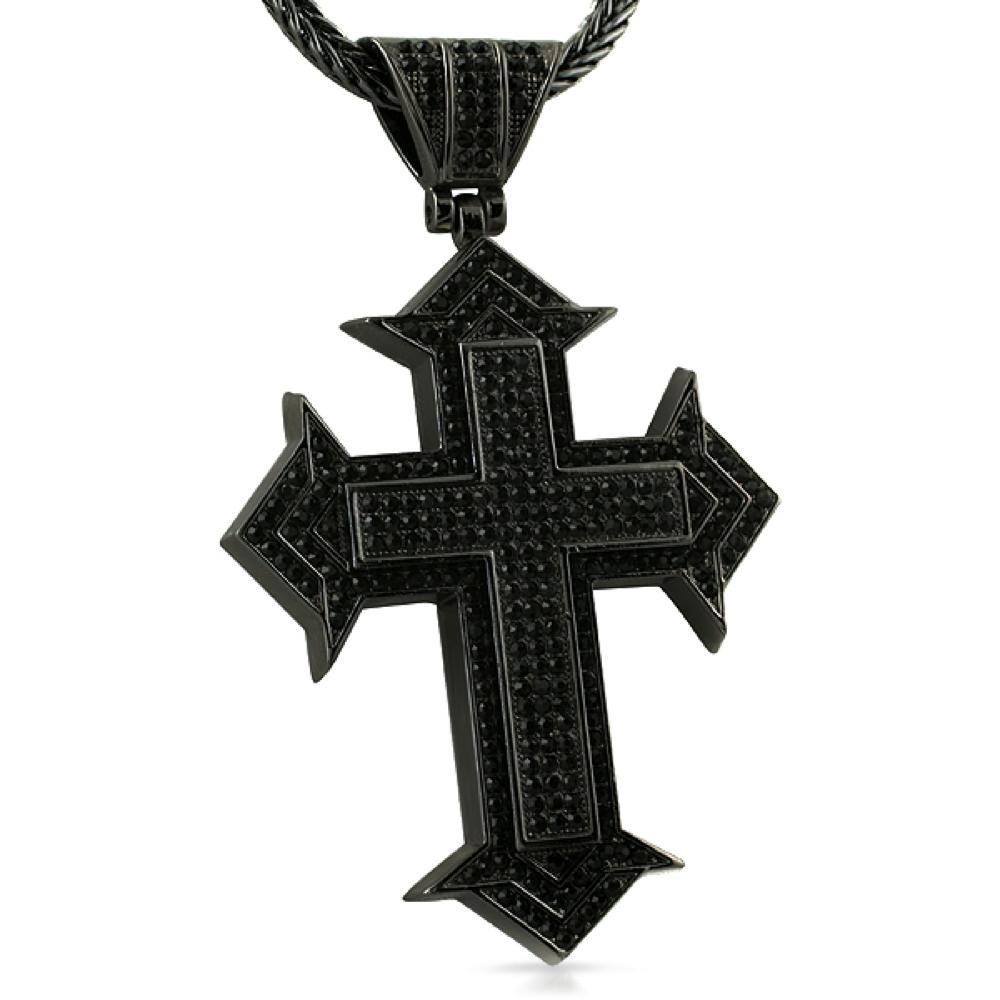 Black Rapper Style Hip Hop Cross