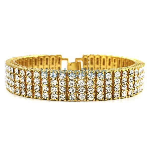 Gold 4 Row Bracelet * Premium *