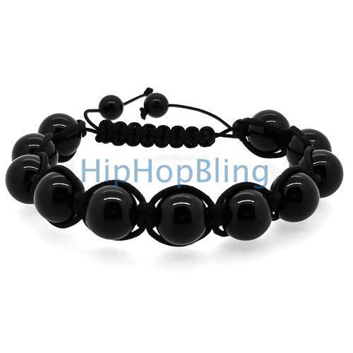 Disco Ball Bracelet All Polished Black