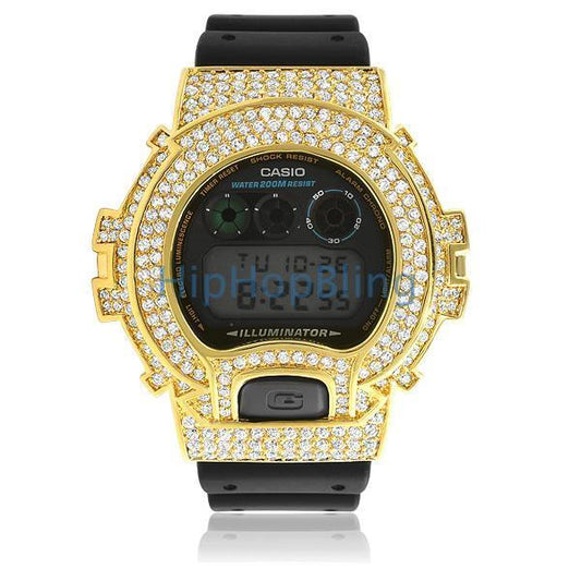 Bling Bling Custom Casio G Shock Watch Gold