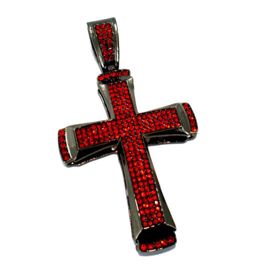 Classic Red on Black Cross