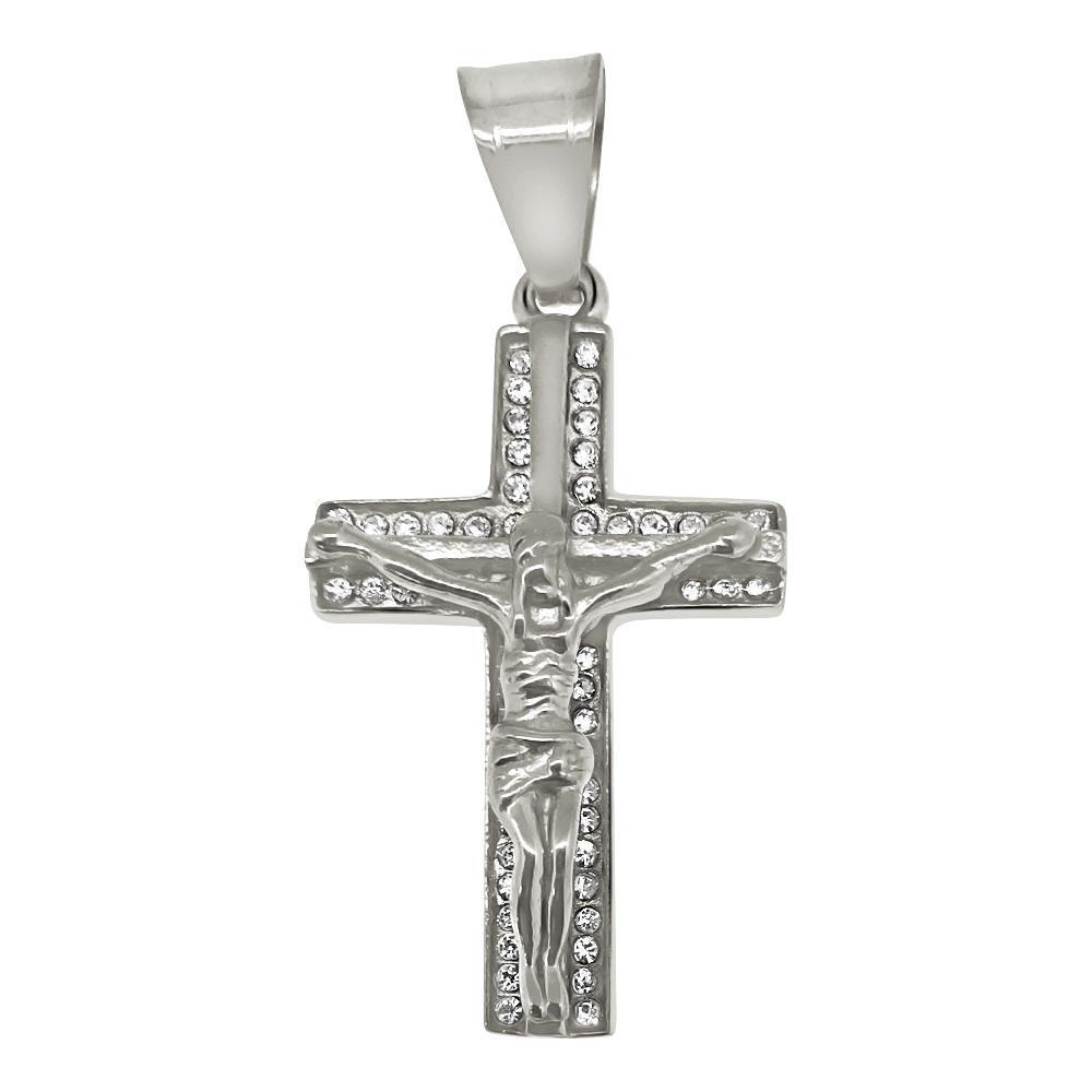 Jesus Crucifix Stainless Steel Cross