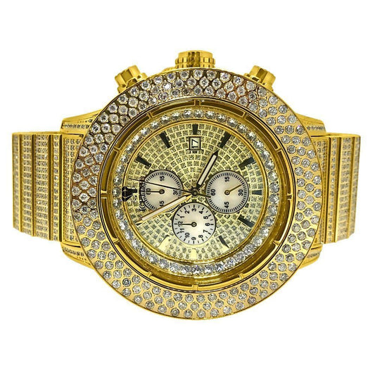 13.00 Carat Diamond IceTime Crown II Gold Watch