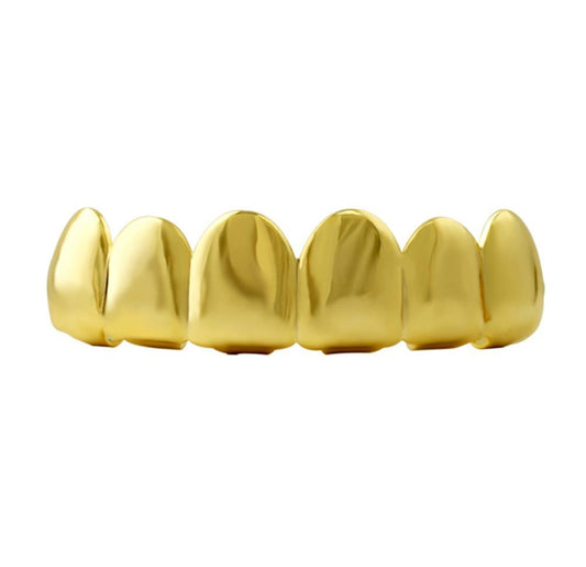 Gold Grillz Top Teeth