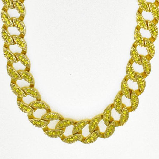 Lemonade Bling Miami Cuban Chain 15MM Wide