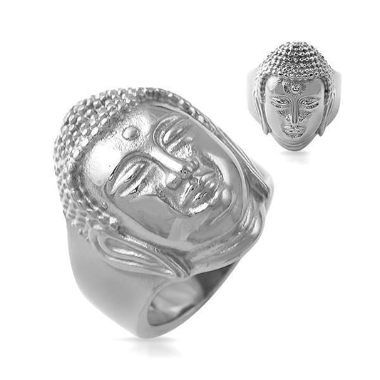 Buddha Ring Stainless Steel