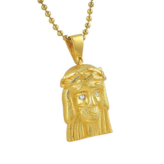 Clean Gold Micro Jesus Piece