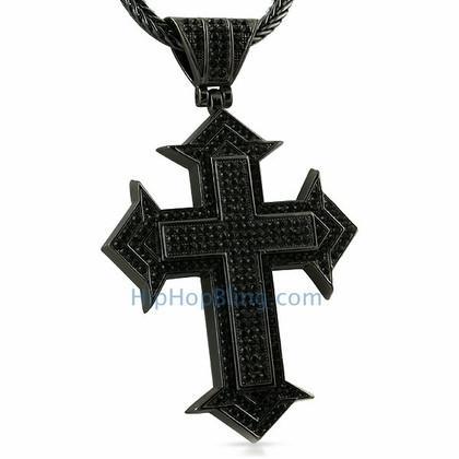 Black Rapper Style Hip Hop Cross