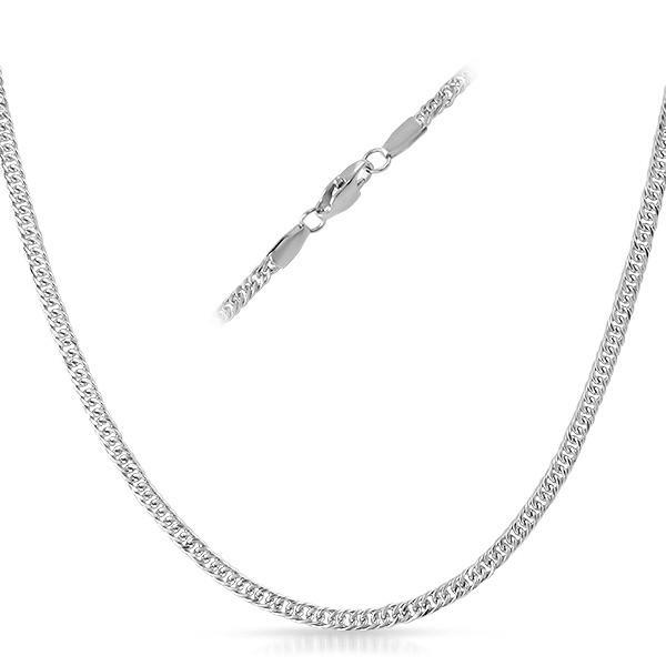 Small Round Link Stainless Steel Chain Necklace 3MM