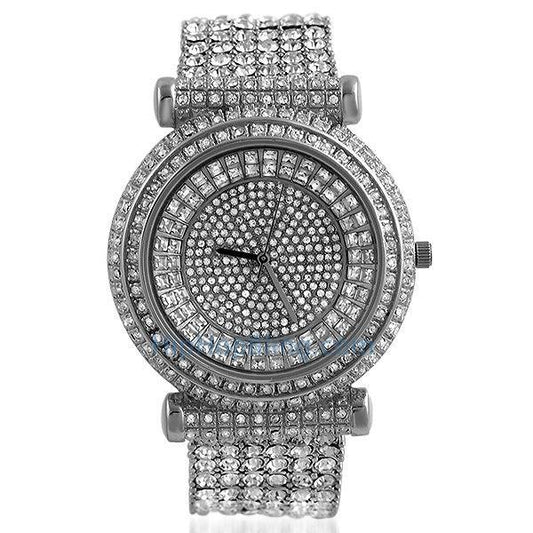 Baguette Baller Custom Bling Bling Watch