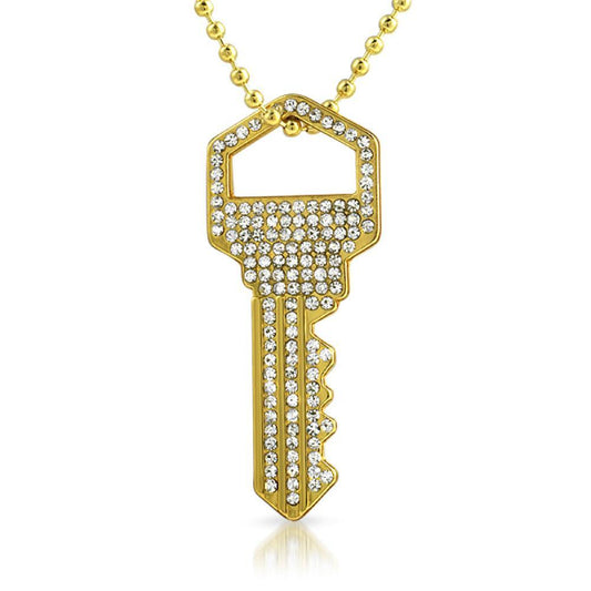 House Key Gold Pendant #2