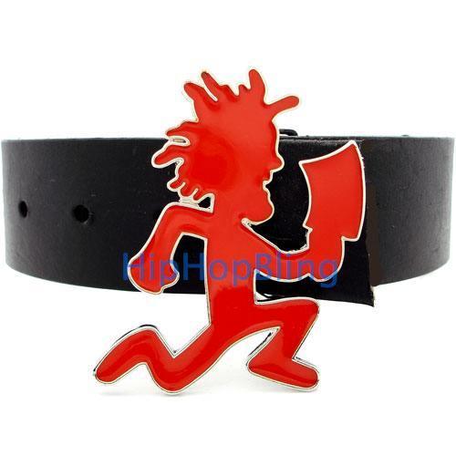 ICP Insane Clown Posse Red Enamel Hatchet Man Belt Buckle