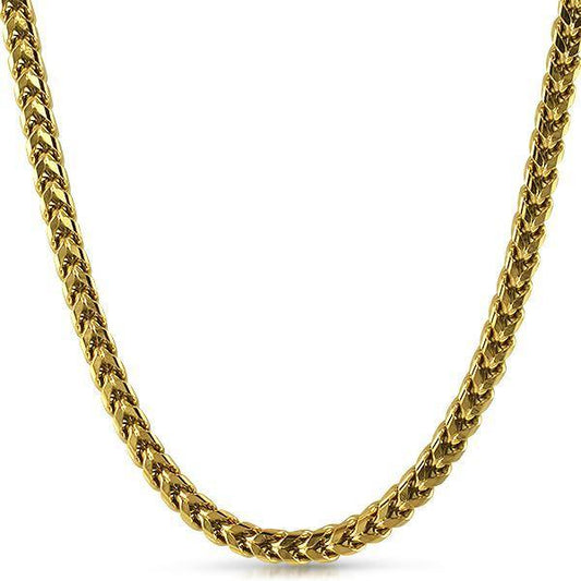 Franco Gold Stainless Steel Hip Hop Chain 6MM