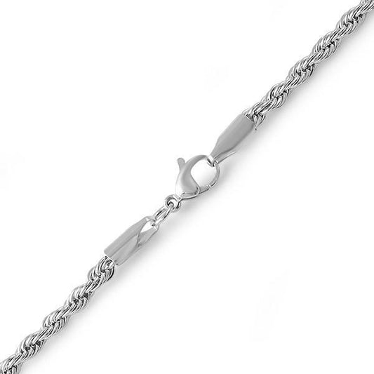 Rope Stainless Steel Bracelet 4MM