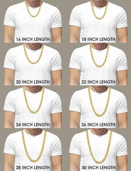 .925 Silver 10MM Rope CZ Gold Bling Bling Chain