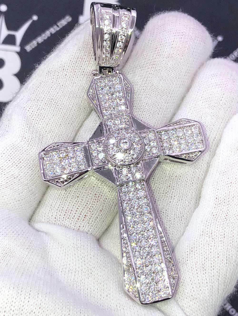 President Cross CZ Iced Out Micro Pave Pendant