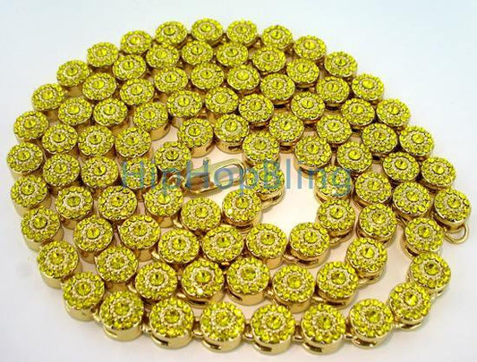 Lemonade Cluster Bling Bling Necklace