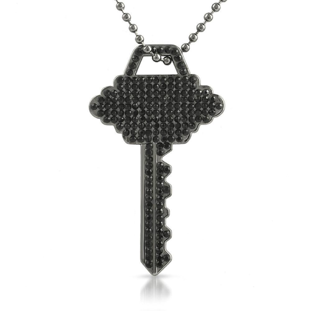 House Key Black Pendant #1