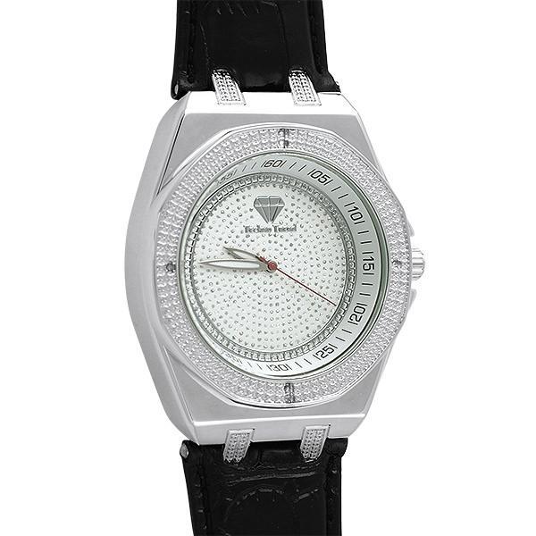 Genuine Diamond hi Tech Style Watch