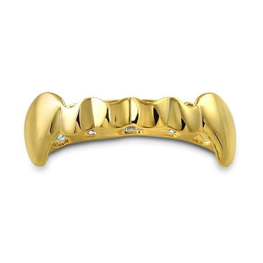 Bottom Gold Vampire Fang Grillz