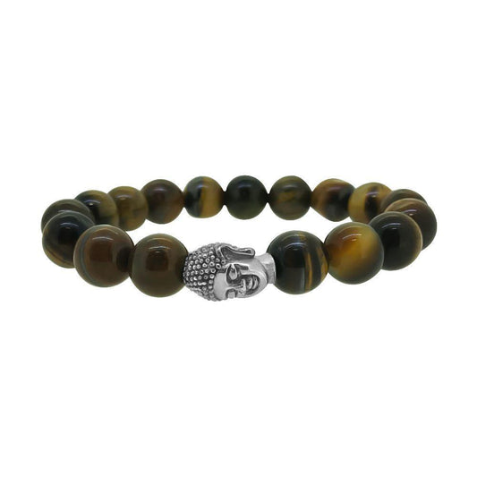 Buddha Tiger Eye Beads Fashion Bracelet