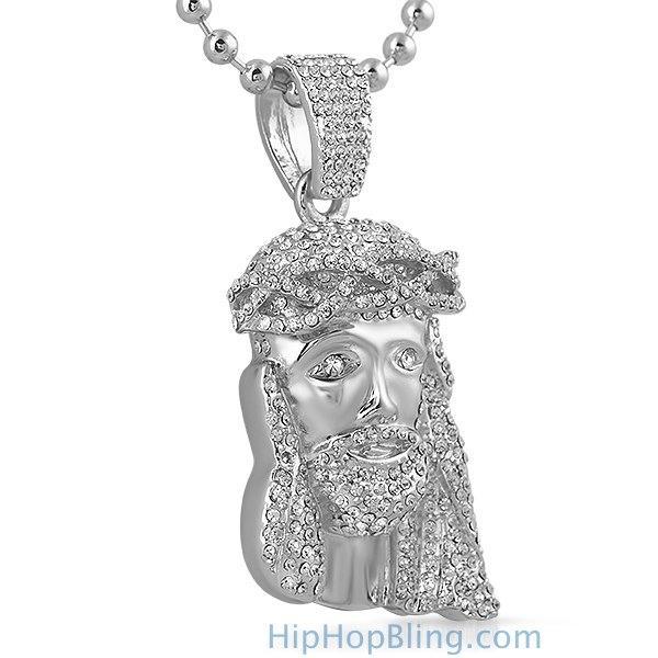 Platinum Style Bling Bling 3D Jesus Piece Over 300 Stones