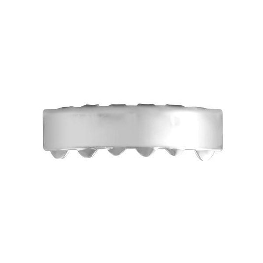 Hip Hop Grillz Bar Rhodium Bottom